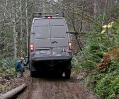 A Van in Tillamook State Forest - Back