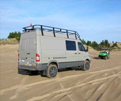  The 4wd Sprinter conversion took on the Southern Oregon Sand Dunes