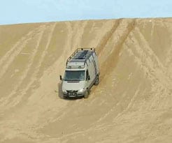  The 4wd Sprinter conversion took on the Southern Oregon Sand Dunes 5